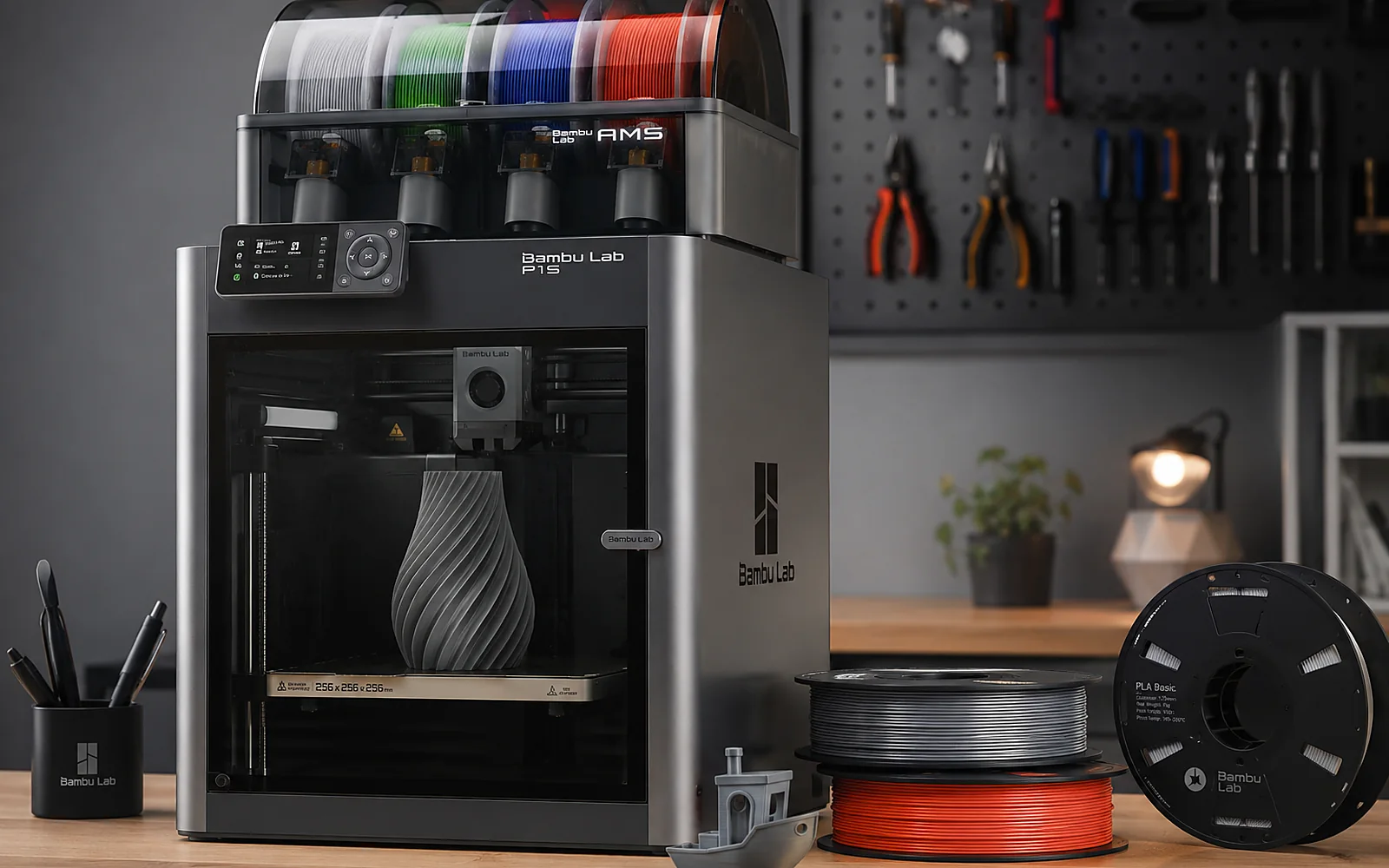 Bambu Lab P1S 3D nyomtató AMS rendszerrel
